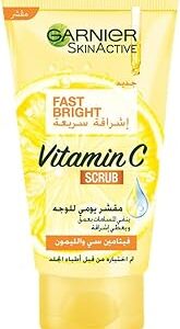 مقشر غارنييه فاست برايت بفيتامين C للاستخدام اليومي - 50 مل للعناية بالبشرة للأنثى غرامات نساء