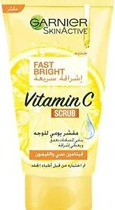 مقشر غارنييه فاست برايت بفيتامين C للاستخدام اليومي - 50 مل للعناية بالبشرة للأنثى غرامات نساء