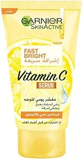 مقشر غارنييه فاست برايت بفيتامين C للاستخدام اليومي - 50 مل للعناية بالبشرة للأنثى غرامات نساء