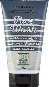 غسول الوجه بحبيبات الفحم 150 مل