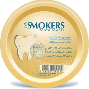 بودرة تنظيف أسنان بالمسواك من ايفا - 40 جم