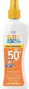 لوشن سبراى واقي من اشعة الشمس للاطفال بمعامل حماية SPF50 صن اند سى ايفا - 200 مل، غسول، لنوع البشرةالكلة، 50 SPF، 200.0 ملليلتر